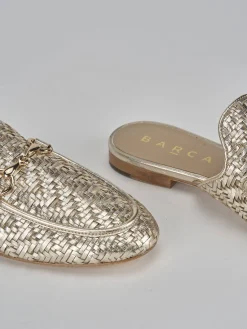 Clearance Sabot tacco 1cm pelle Donna Sabot