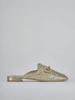 Outlet Sabot tacco 1cm pelle Donna Sabot