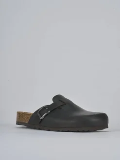 Sale Sabot tacco 1cm pelle testa Donna Sabot