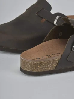 Outlet Sabot tacco 1cm pelle Donna Sabot