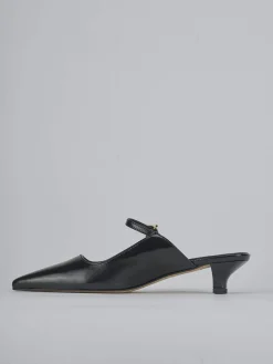 Hot Sabot tacco 3cm vernice Donna Sabot