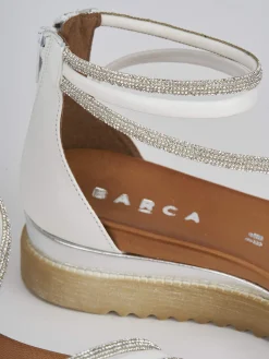 Best Sandali tacco 4 cm pelle Donna Sandali Zeppa