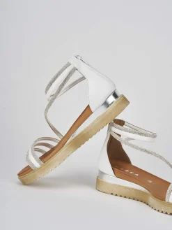 Best Sandali tacco 4 cm pelle Donna Sandali Zeppa