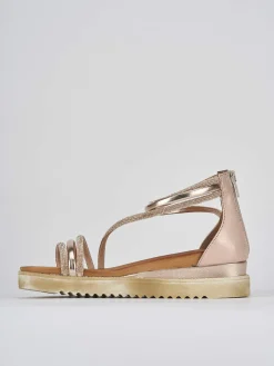 Best Sandali tacco 4 cm pelle Donna Sandali Zeppa