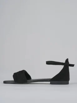 Clearance Sandali tacco 1cm camoscio Donna Sandali Tacco Basso