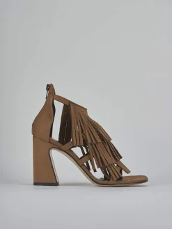 Hot Sandali tacco 10cm camoscio Donna Sandali Tacco Alto