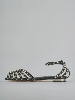 Clearance Sandali tacco 1cm camoscio sostenible Donna Sandali Tacco Basso