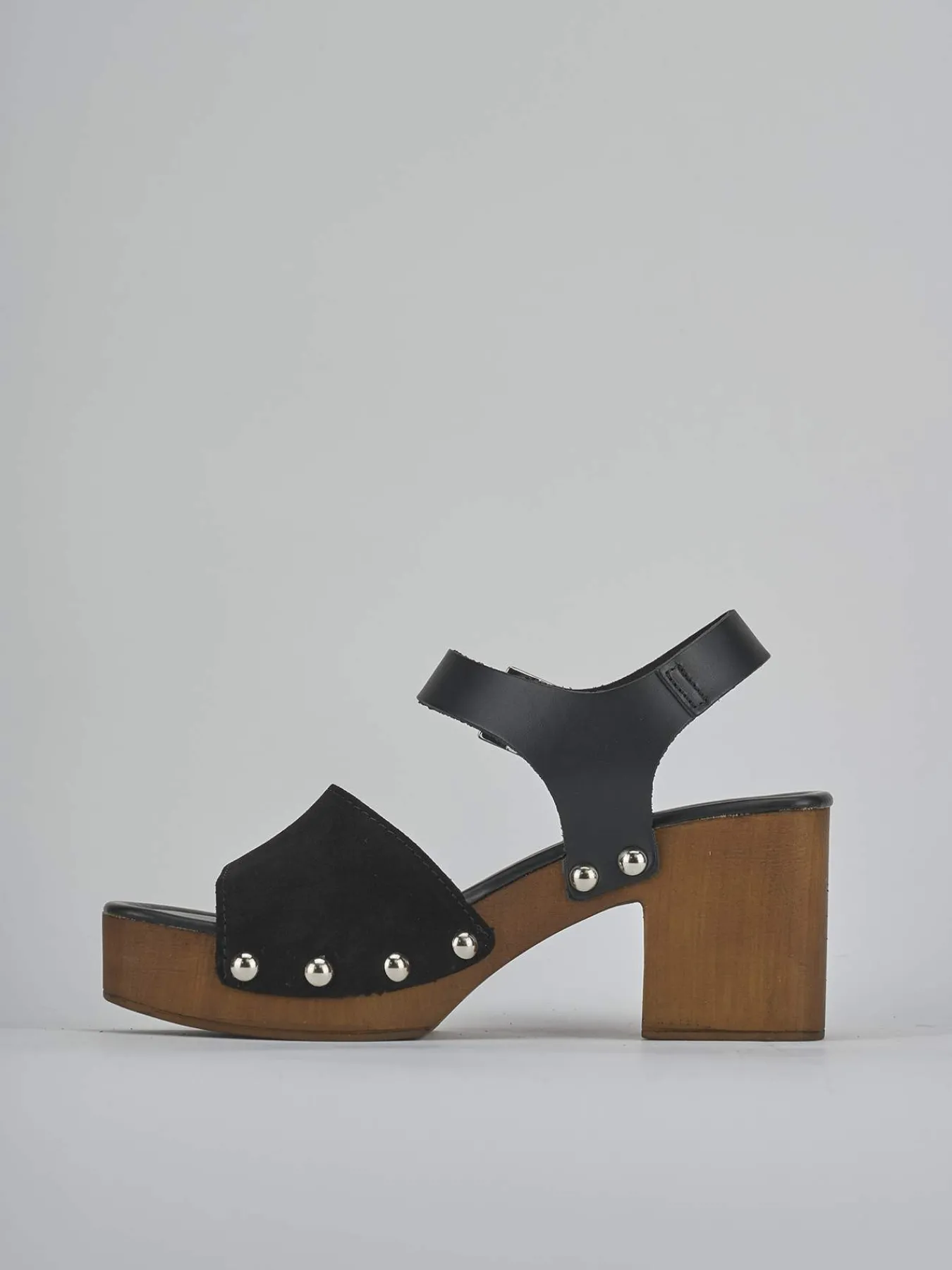 Discount Sandali tacco 8cm camoscio Donna Sandali Tacco Alto