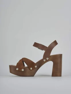 New Sandali tacco 10cm camoscio Donna Sandali Tacco Alto