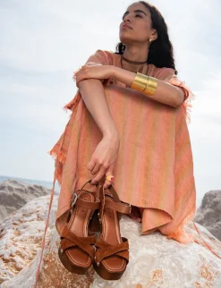 New Sandali tacco 10cm camoscio Donna Sandali Tacco Alto