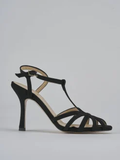 Sandali tacco 8cm camoscio Donna Sandali Tacco Alto