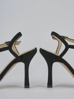 Sandali tacco 8cm camoscio Donna Sandali Tacco Alto