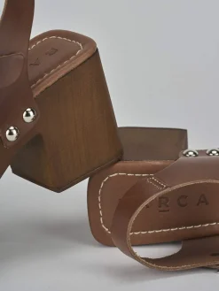 Discount Sandali tacco 8cm camoscio Donna Sandali Tacco Alto