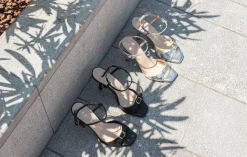 Online Sandali tacco 9cm laminato Donna Sandali Tacco Alto