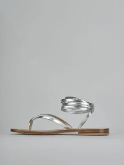 Sale Sandali tacco 1cm laminato Donna Sandali Tacco Basso