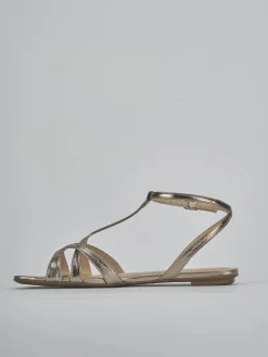 Sandali tacco 1cm laminato Donna Sandali Tacco Basso