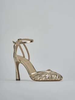 New Sandali tacco 9cm laminato Donna Sandali Tacco Alto