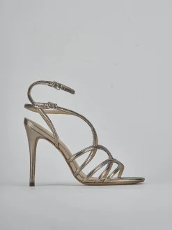 Outlet Sandali tacco 10cm laminato Donna Sandali Tacco Alto