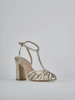 Outlet Sandali tacco 9cm laminato Donna Sandali Tacco Alto