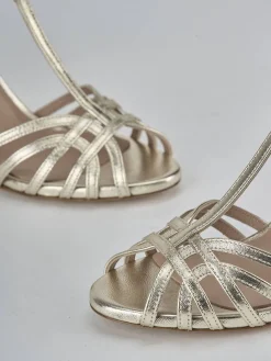 Outlet Sandali tacco 9cm laminato Donna Sandali Tacco Alto