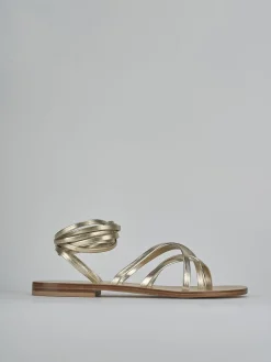 Sandali tacco 1cm laminato Donna Sandali Tacco Basso