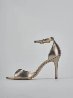 New Sandali tacco 9cm laminato Donna Sandali Tacco Alto