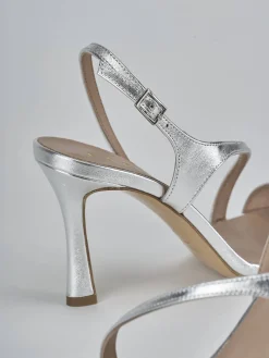 Hot Sandali tacco 9cm laminato Donna Sandali Tacco Alto