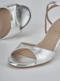 Clearance Sandali tacco 5cm laminato Donna Sandali Tacco Alto