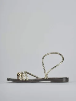 Sandali tacco 1cm laminato Donna Sandali Tacco Basso