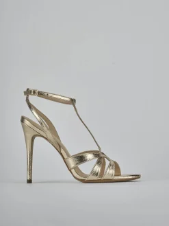 Outlet Sandali tacco 10cm laminato Donna Sandali Tacco Alto