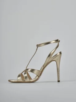 Outlet Sandali tacco 10cm laminato Donna Sandali Tacco Alto