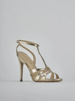 Outlet Sandali tacco 10cm laminato Donna Sandali Tacco Alto