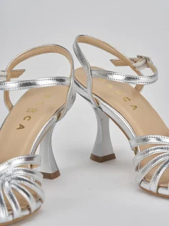 Sandali tacco 6cm pelle Donna Sandali Tacco Alto