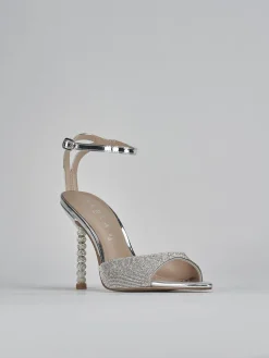 Discount Sandali tacco 9cm pelle Donna Sandali Tacco Alto