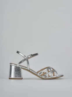 New Sandali tacco 5cm pelle Donna Sandali Tacco Alto