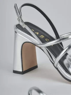 Online Sandali tacco 8cm pelle Donna Sandali Tacco Alto