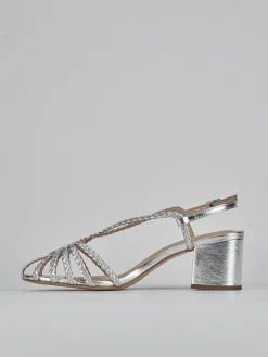 New Sandali tacco 5cm pelle Donna Sandali Tacco Alto