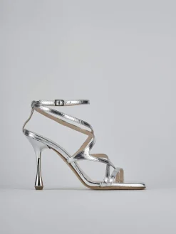 Discount Sandali tacco 8cm pelle Donna Sandali Tacco Alto