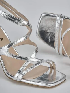 Discount Sandali tacco 8cm pelle Donna Sandali Tacco Alto