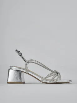 Sale Sandali tacco 5cm pelle Donna Sandali Tacco Alto