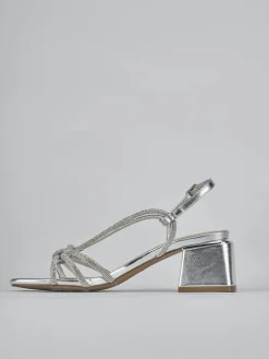 Sale Sandali tacco 5cm pelle Donna Sandali Tacco Alto