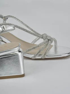 Sale Sandali tacco 5cm pelle Donna Sandali Tacco Alto