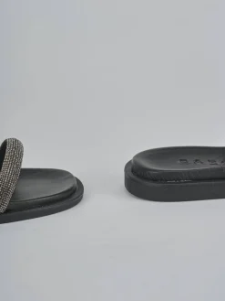 Sandali tacco 1cm pelle Donna Sandali Tacco Basso