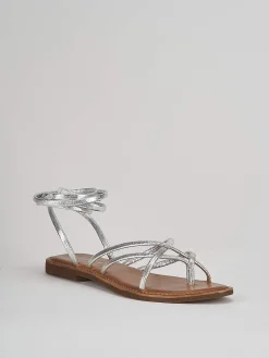 Sale Sandali tacco 1cm pelle Donna Sandali Tacco Basso