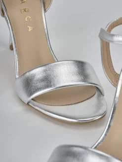 Outlet Sandali tacco 7cm pelle Donna Sandali Tacco Alto