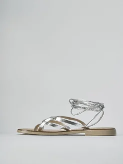 Sale Sandali tacco 1cm pelle Donna Sandali Tacco Basso