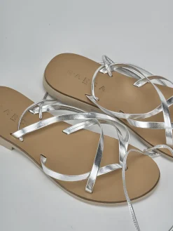 Sale Sandali tacco 1cm pelle Donna Sandali Tacco Basso