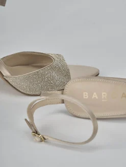 Outlet Sandali tacco 9cm pelle Donna Sandali Tacco Alto