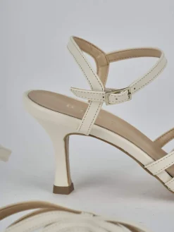 Sandali tacco 6cm pelle Donna Sandali Tacco Alto