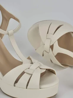 Best Sandali tacco 9cm pelle Donna Sandali Tacco Alto